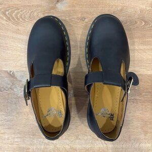 Dr. Martens AirWair Black T-Bar Regency Mary Jane Shoe (Size 8)